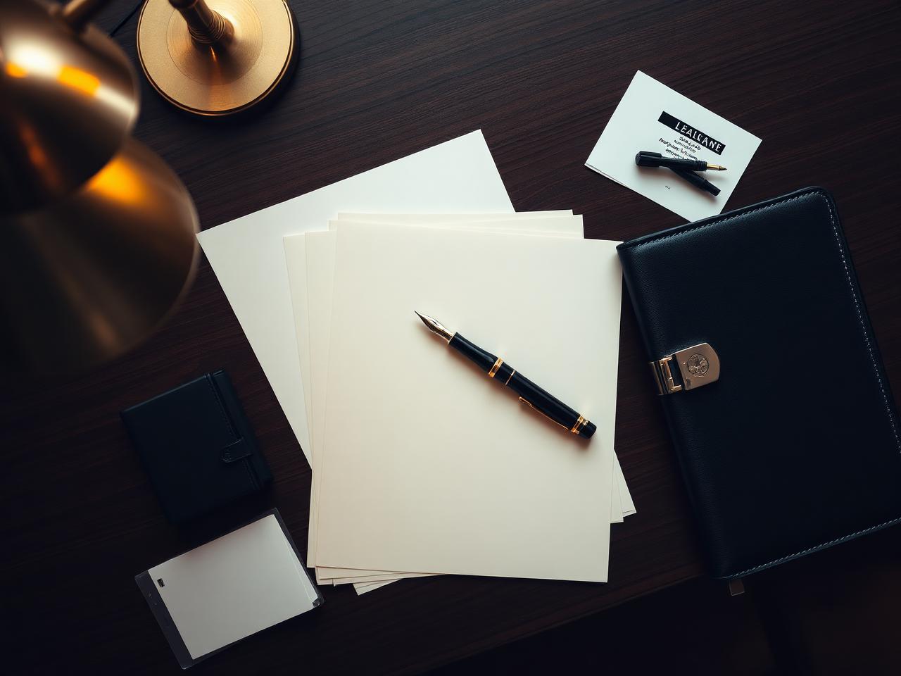 Deal-room documents on an executive desk