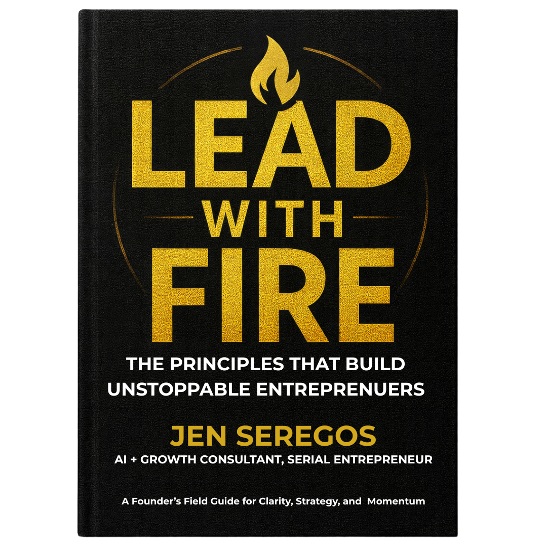 Lead With Fire Book by Jen Seregos